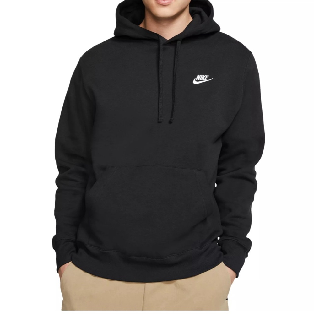L tall black Nike hooded sweatshirt
